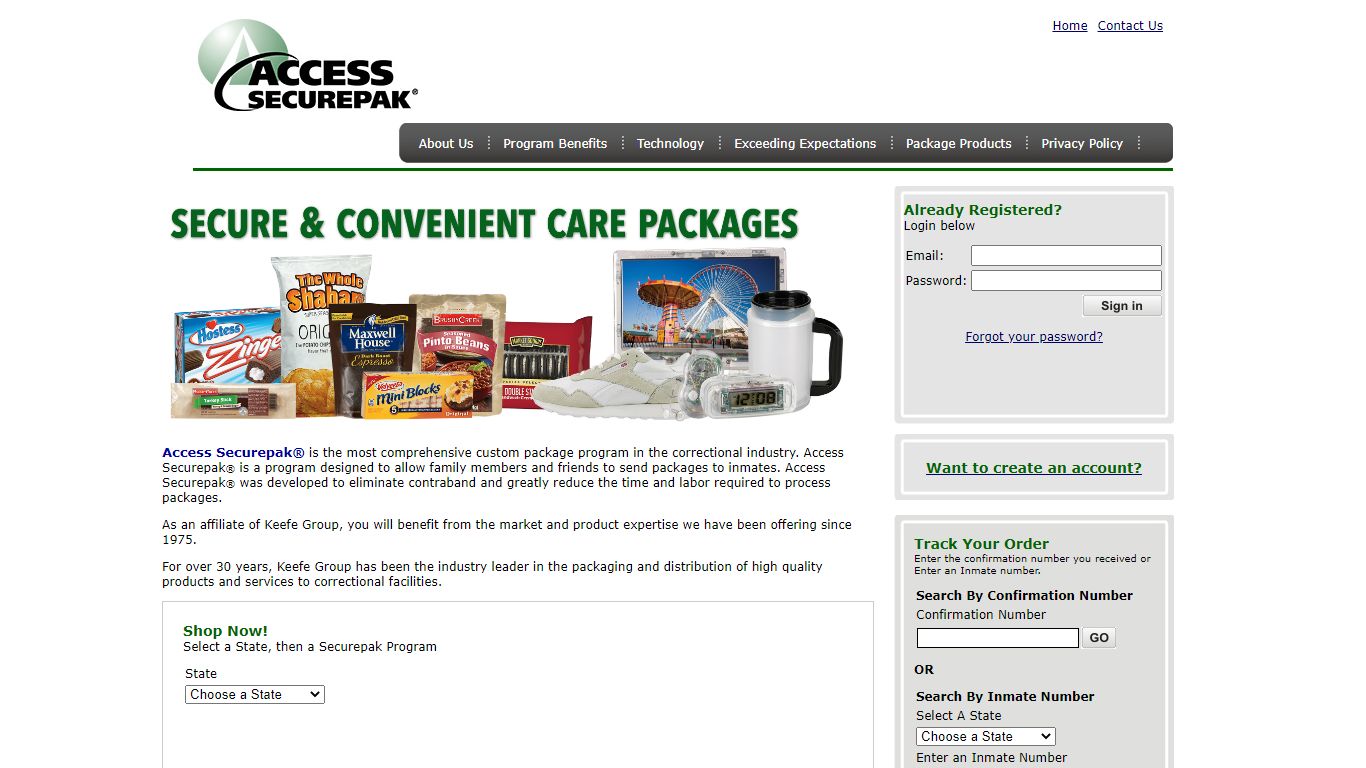 Access Securepak - TRINITY: San Joaquin County Jail - CA - FAQs